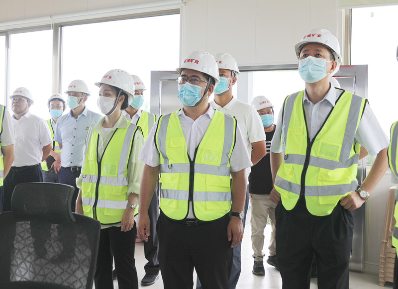 清遠市副市長李豐蒞臨谷城礦業(yè)調(diào)研指導